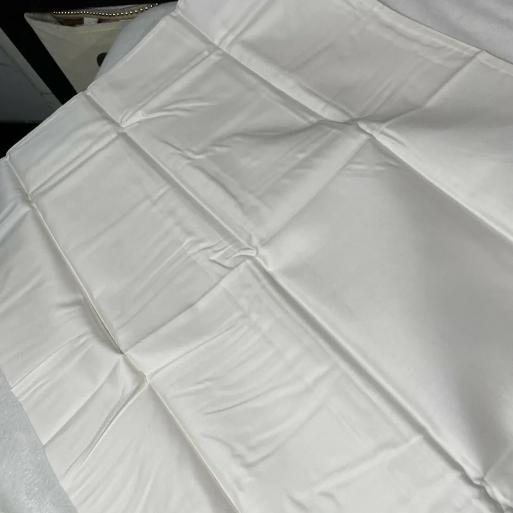 NIB [ 1 King ] Pillowcase for Frette At Home Brenta in Ivory‎ / Sage Green